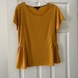 Banana Republic Mustard Yellow Blouse